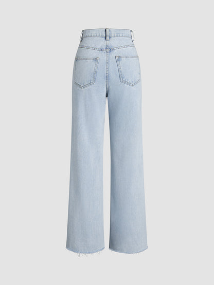 Kot Düz Paça Kot Pantolon