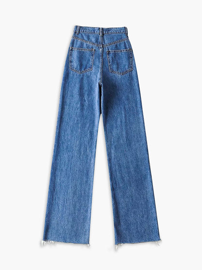 Kot Düz Paça Kot Pantolon