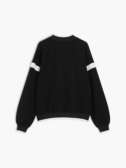 Kontrast Kesim Büyük Erkek Çocuk Sweat
