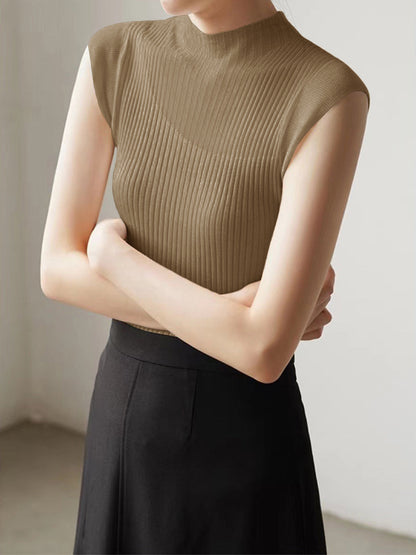 Mesh Patchwork Kolsuz Üst
