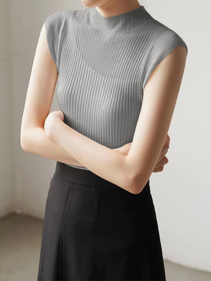 Mesh Patchwork Kolsuz Üst