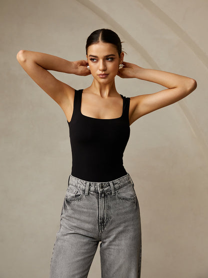 Sade Askılı Rahat Bluz