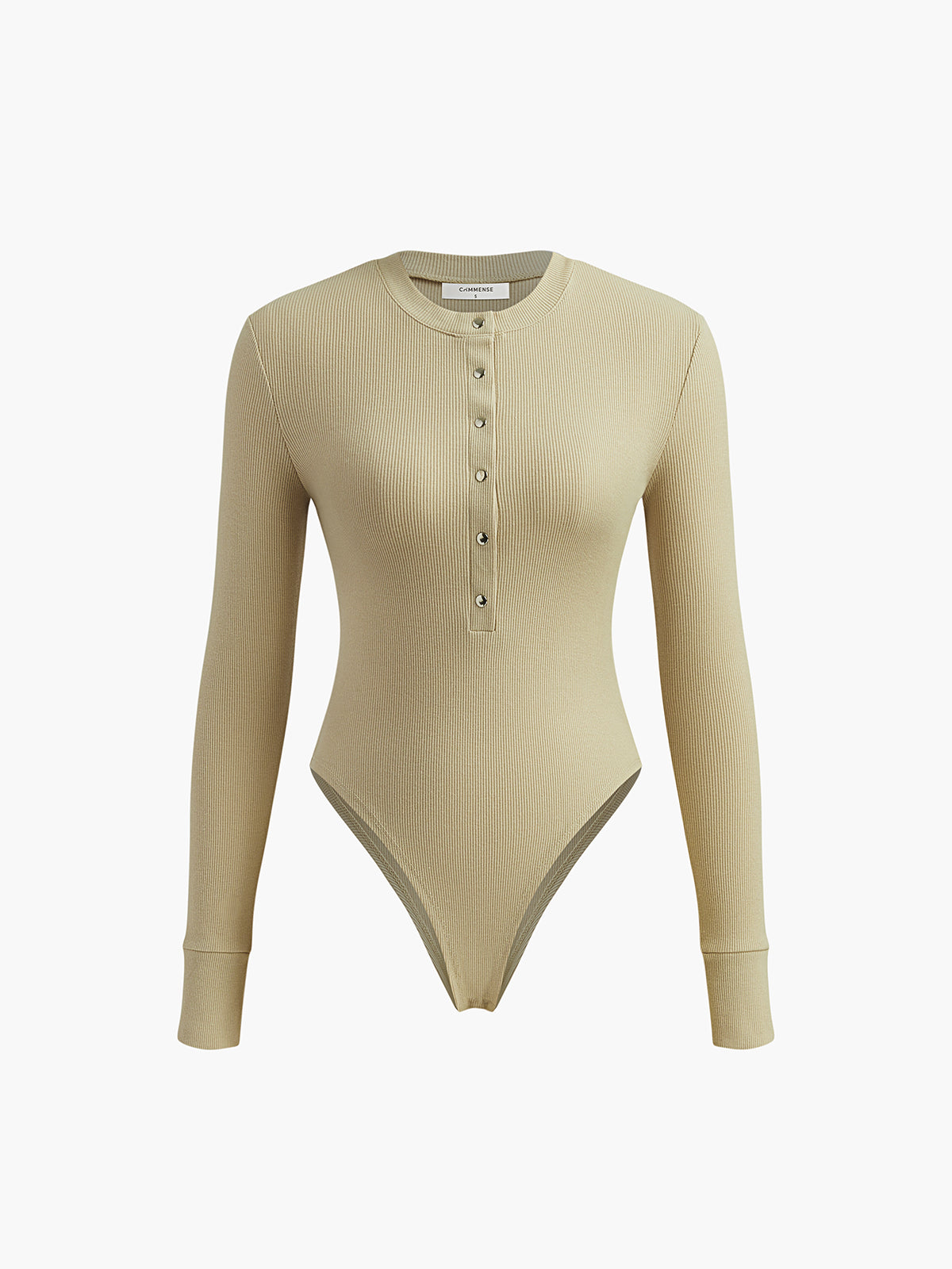 Kaburgalı Düğmeli Body