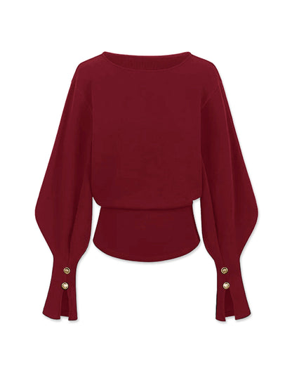 Çan Kollu Sıkıştırılmış Sweat