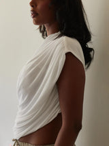Asymmetric Draped Top