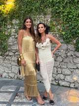 Captivating Tiered Fringe Maxi Dress