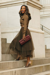 Tulle Midi Skirt Set