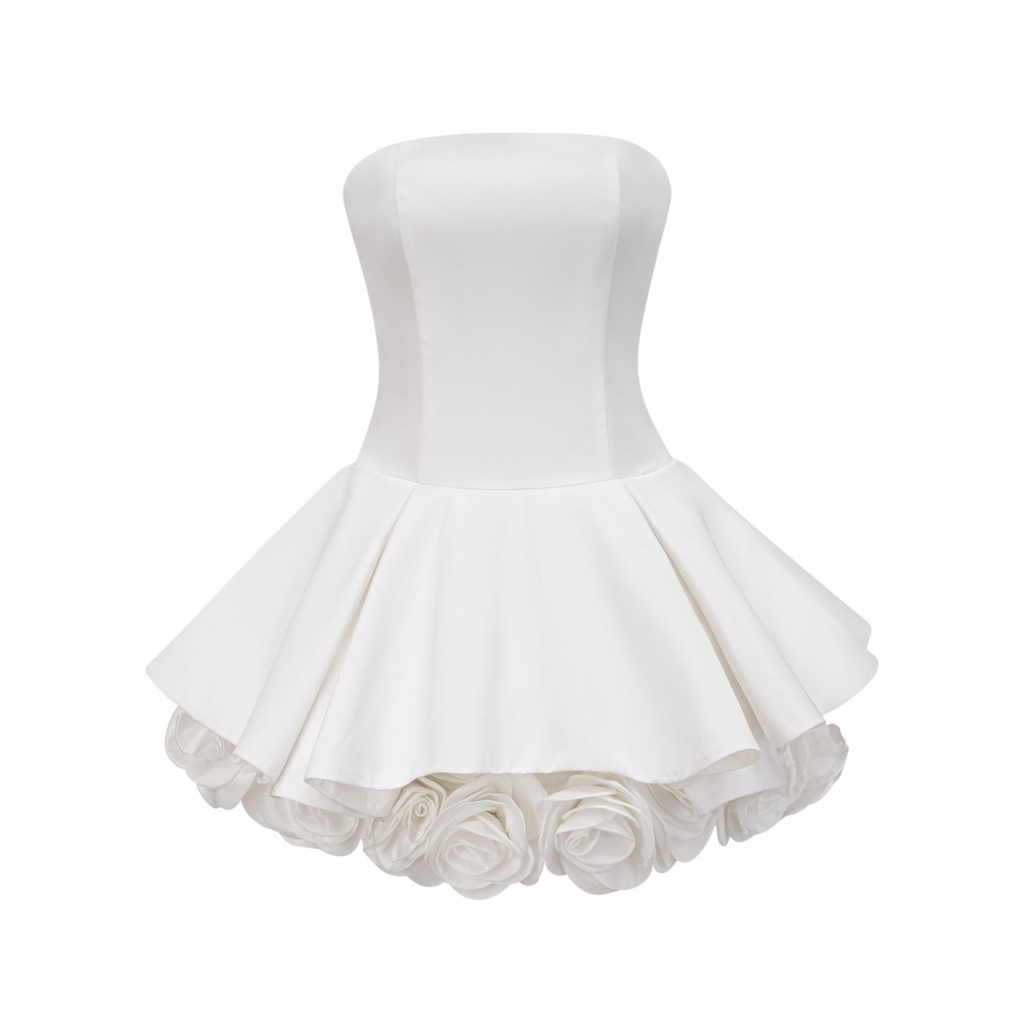 Lucie straplez korse mini elbise