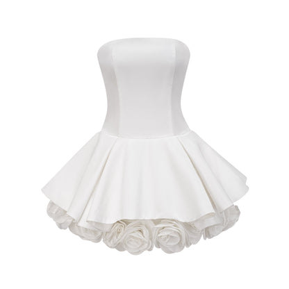 Lucie straplez korse mini elbise