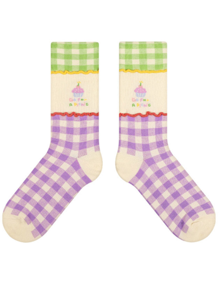 Sevimli Kolej Tarzı Çorap