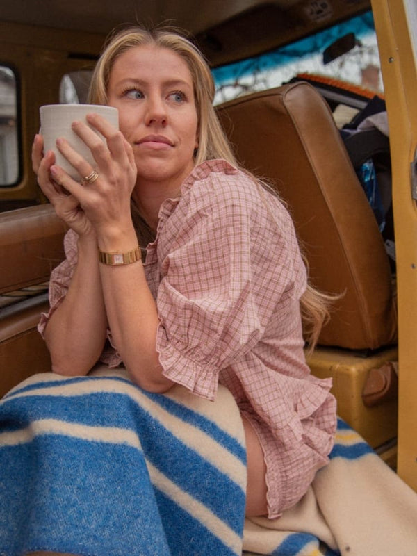 Romeo Uyku Seti - Pembe Ekose