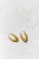 18 Ayar Kaplama Altın Kız Parıltılı Küpe Altın