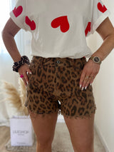 Aslan Desenli Şort