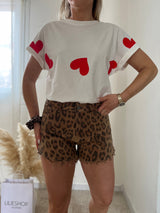 Aslan Desenli Şort