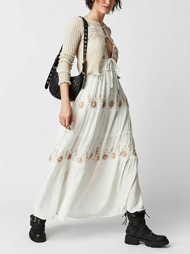 Gerçek Aşk İşlemeli Elbise