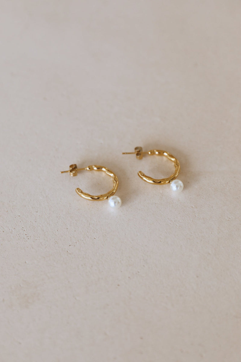 18 Ayar Altın Kaplama Vibes Küpe Zamanı