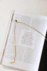 18 Ayar Altın Kaplama Maden İşlemeli Kolye Yeşil