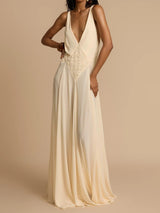 Lavinia Plunging V Maxi Dress
