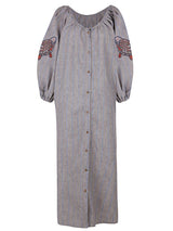 Melite Blue Midi Dress