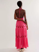 Gerçek Aşk İşlemeli Elbise