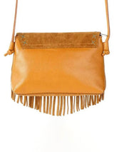 Turkuaz Concho Mıknatıslı Kapaklı Deri Çanta