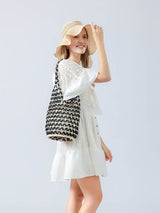 Ahşap Boncuk Kovası Çanta