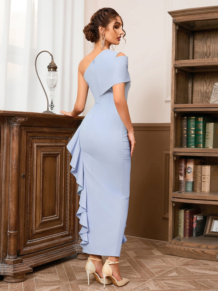 Şık Tek Omuz Elbise