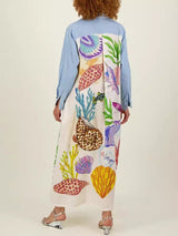 Kişiye Özel Graffiti Günlük Midi Elbise