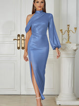 Tek Omuzlu Dar Elbise