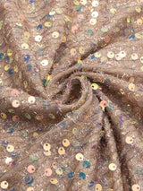 Şık Askısız Payetli Yüksek Yırtmaçlı Elbise