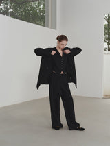 Pamuk Keten V Yaka Kolsuz Yelek