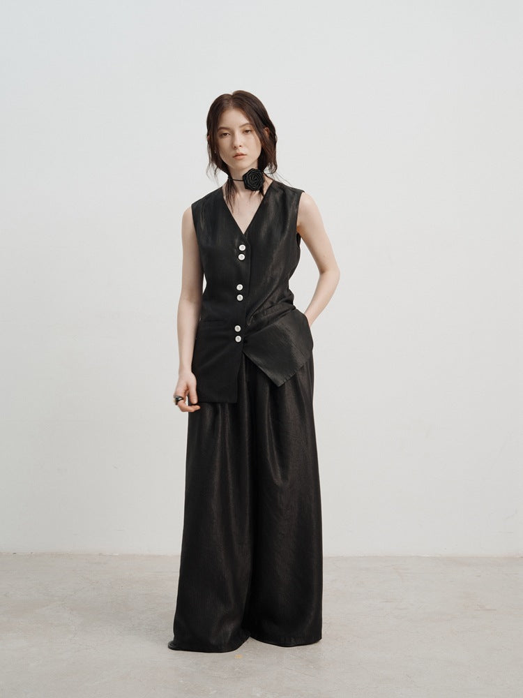 Geniş Paça Düz Paça Casual Pantolon