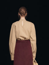 Balıkçı Yaka Puf Kol Bluz