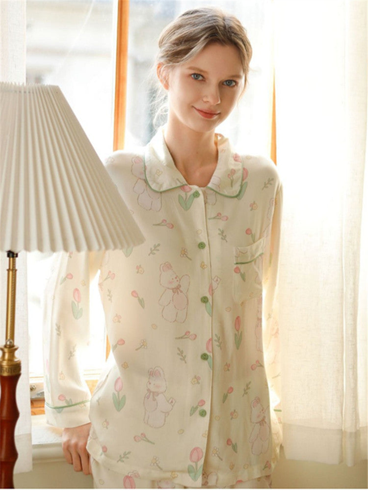 Çift Katmanlı Bambu Elyaflı Pijama