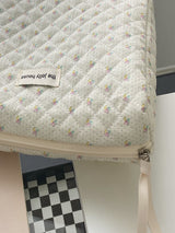 Çiçek Desenli Makyaj Çantası