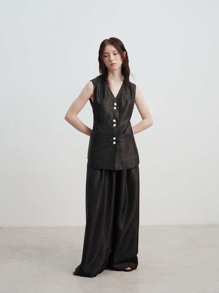 Geniş Paça Düz Paça Casual Pantolon