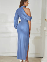 Tek Omuzlu Dar Elbise