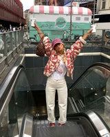 Düzensiz Baskılı Ceket