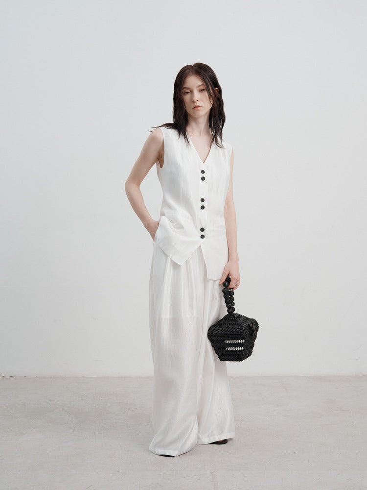 Geniş Paça Düz Paça Casual Pantolon