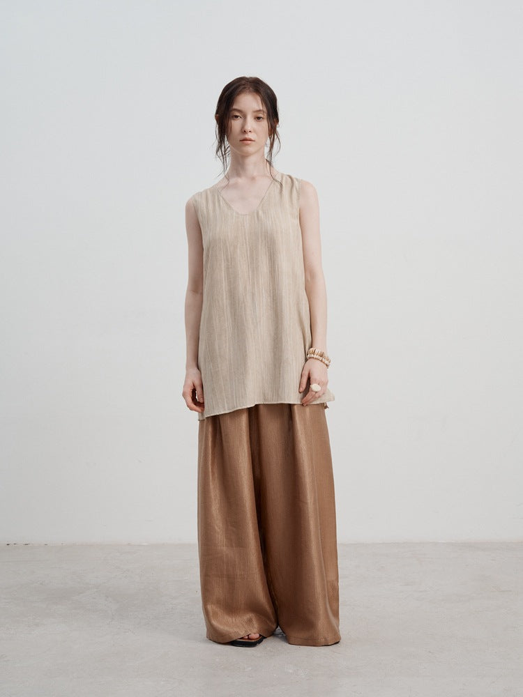 Geniş Paça Düz Paça Casual Pantolon