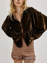 Tatlı Bağlamalı Gömlek