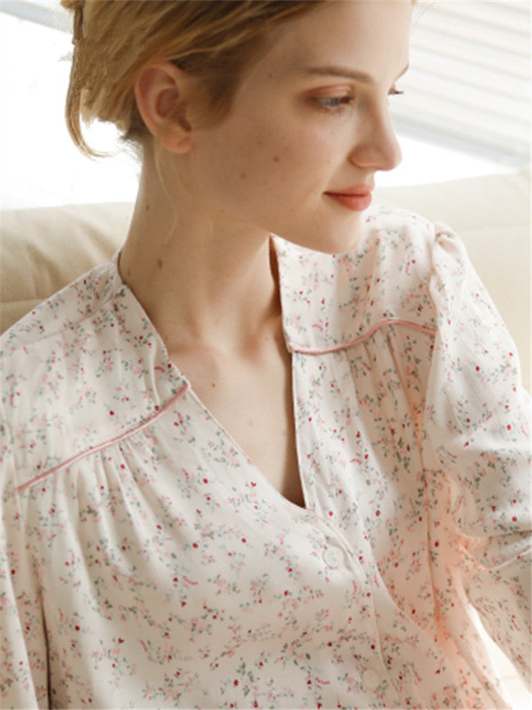 Petite Çiçekli Saten Pijama Takımı