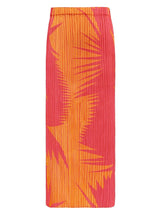 Pileli Yaka Üst İki Parçalı Set Etek