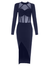 Bandaj Fileli Dar Elbise