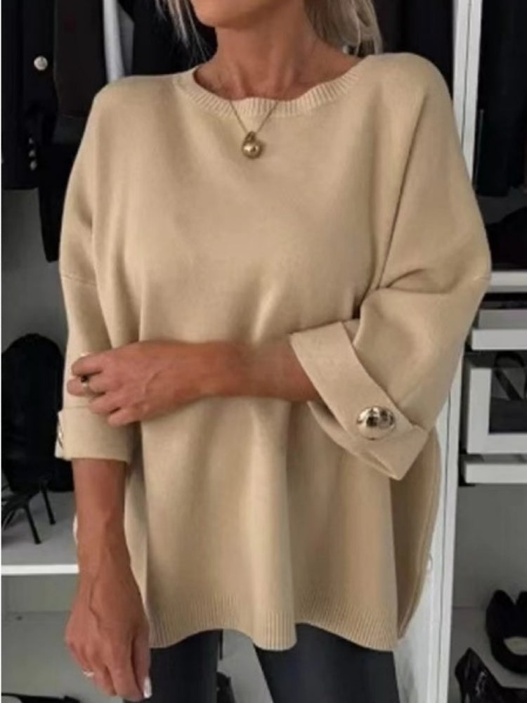 Çok Yönlü Yuvarlak Yaka Üst