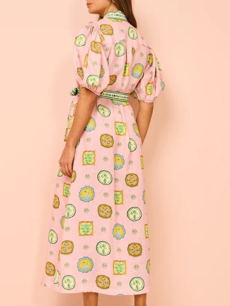 Balon Kol Baskılı Hırka