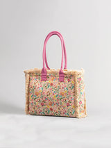 Vintage Baskılı Kanvas Çanta