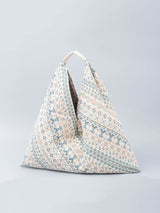 Kanvas Üçgen Çanta - Baskılı