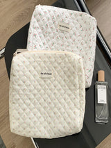 Çiçek Desenli Makyaj Çantası