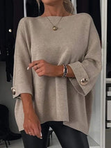 Çok Yönlü Yuvarlak Yaka Üst